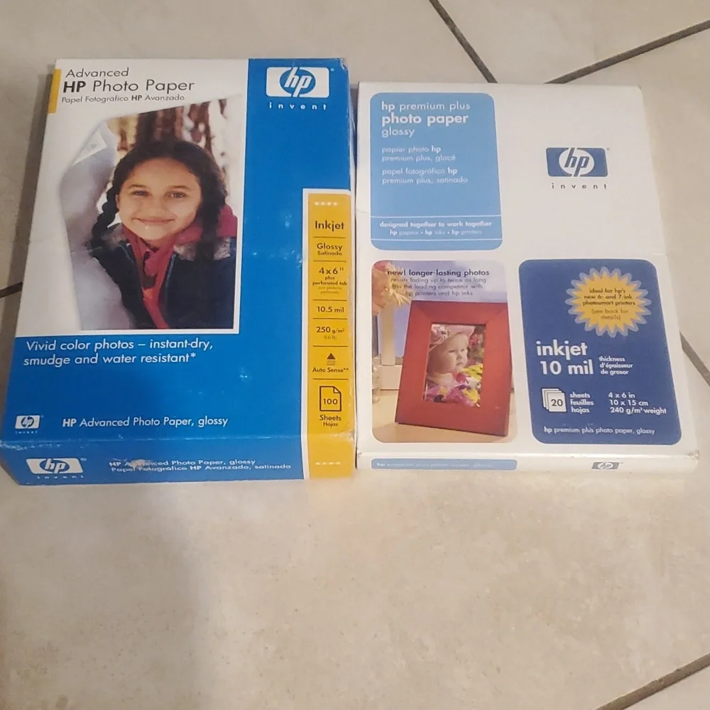 HP Glossy Photo Paper 4x6in